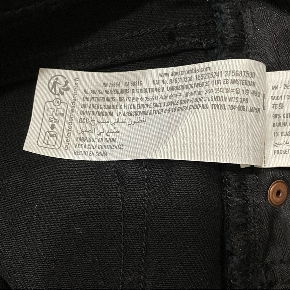 Abercrombie & Fitch 90’s Straight Ultra High Rise Curve Love Women’s Jeans 31R - Picture 11 of 14